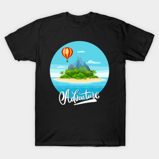 Ready for new adventure time love travel Explore the world holidays vacation T-Shirt
